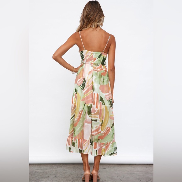 Chic Pastel Maxi Dress - Picture 5 of 5